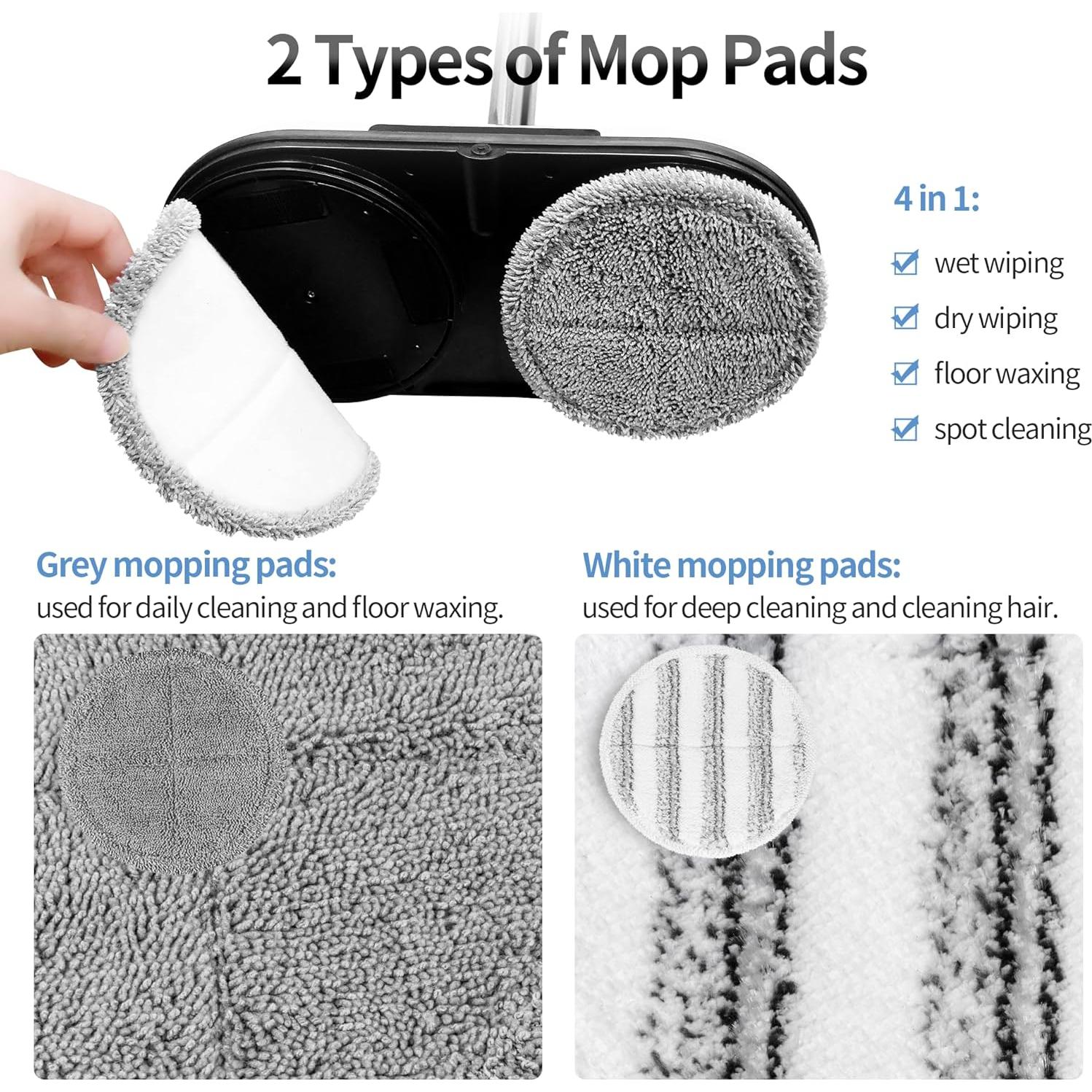 Mopa Eléctrica Inalámbrica AlfaBot WS-24 Blanca 180ml