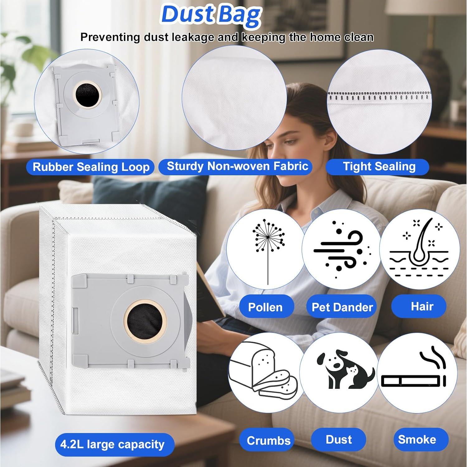 Kit de Reemplazo 10 Piezas para Aspiradora ECOVACS DEEBOT X8 PRO