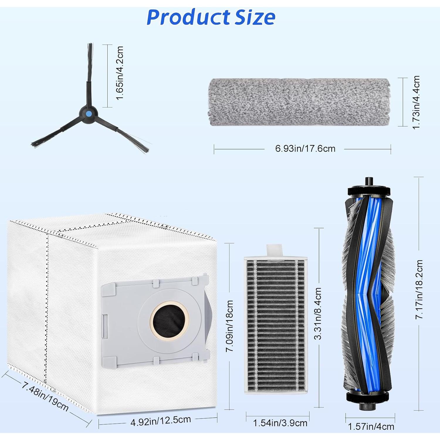 Kit de Reemplazo 10 Piezas para Aspiradora ECOVACS DEEBOT X8 PRO