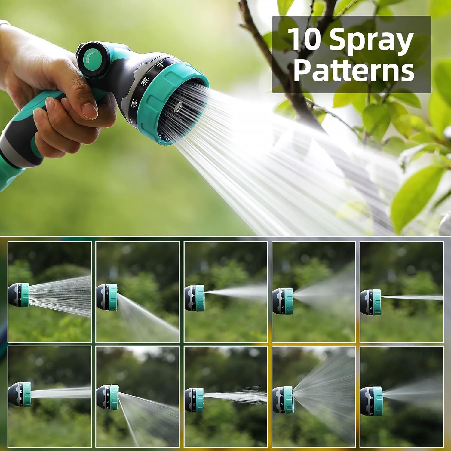 Boquilla de Manguera HVNPSH 10 Patrones Riego Jardín
