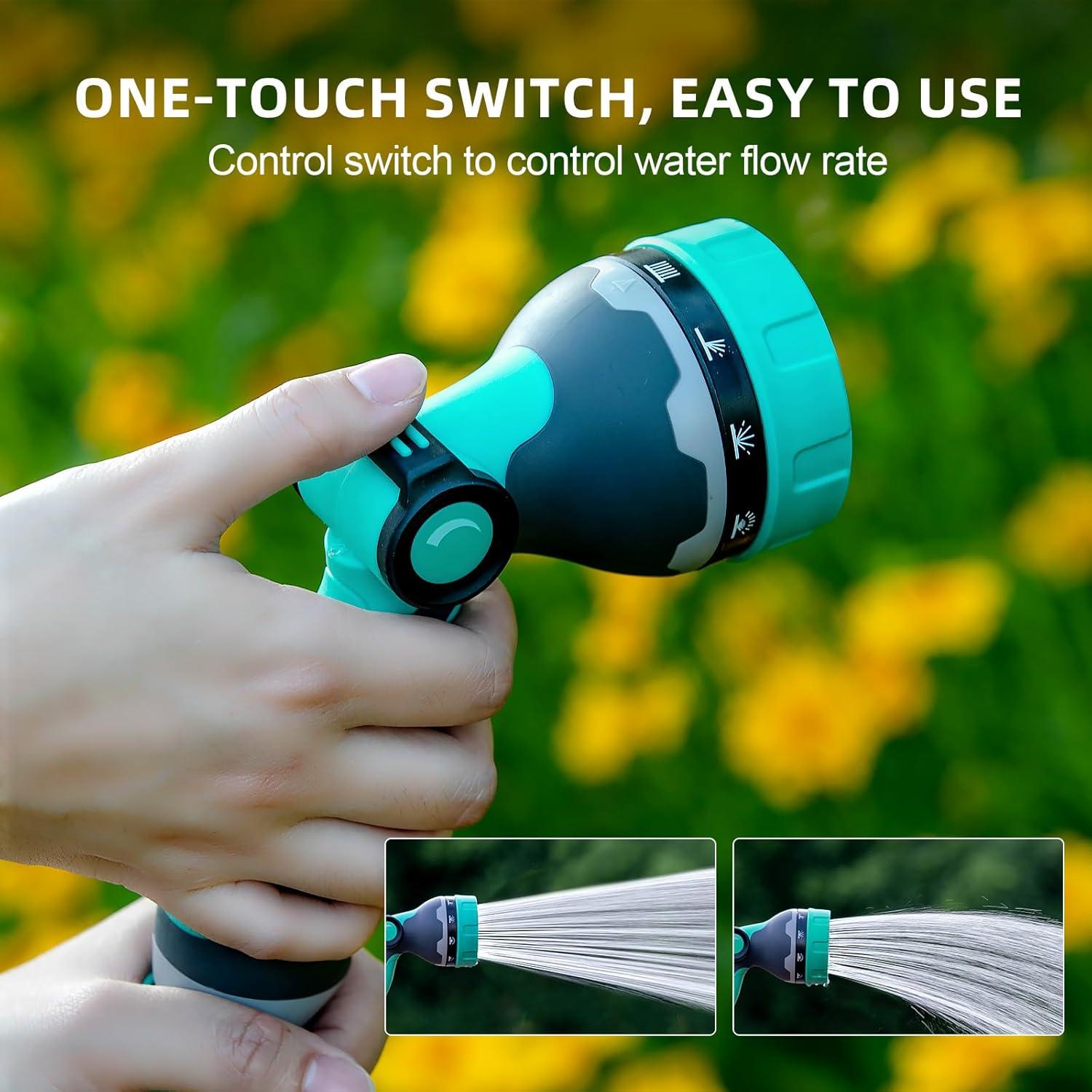 Boquilla de Manguera HVNPSH 10 Patrones Riego Jardín