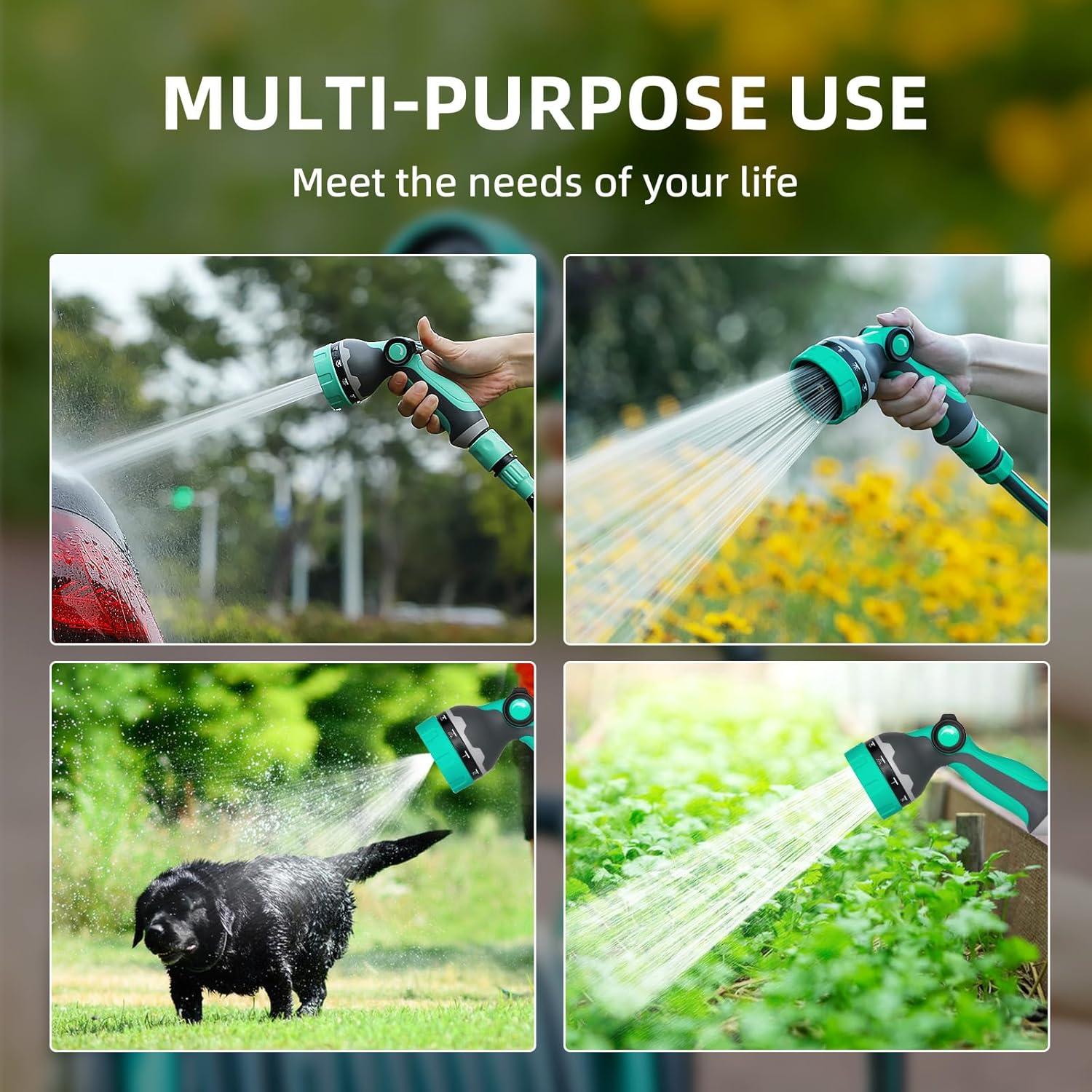 Boquilla de Manguera HVNPSH 10 Patrones Riego Jardín