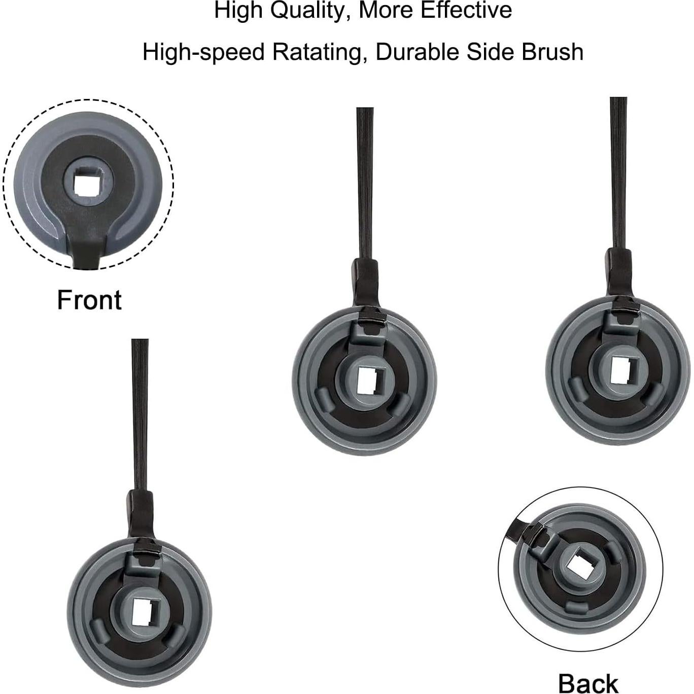 6 Piezas Repuesto Cepillos Laterales MEETOOT para Robot Shark