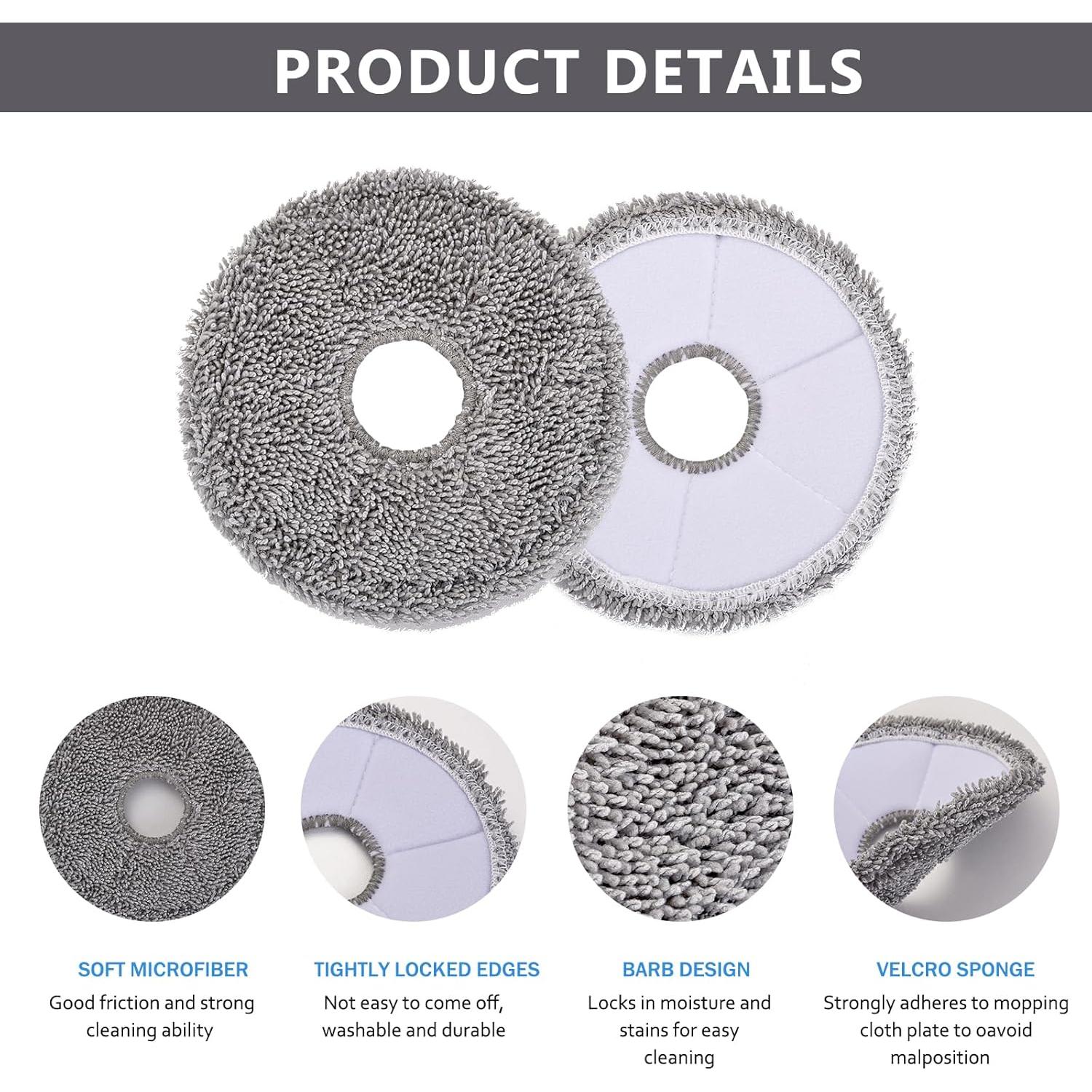 Paños de Mopa Reutilizables Dreame X40 Ultra y L10s - 6 Piezas