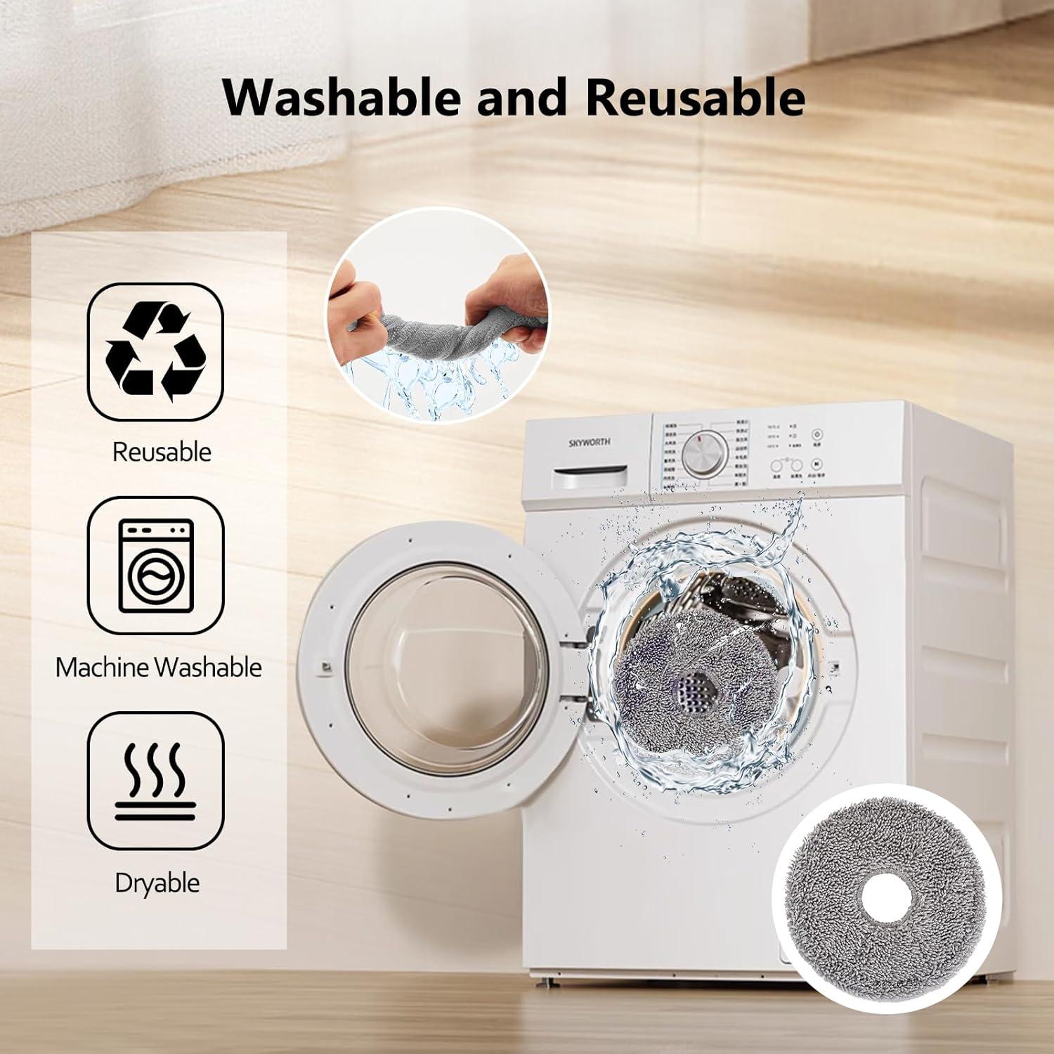 Paños de Mopa Reutilizables Dreame X40 Ultra y L10s - 6 Piezas