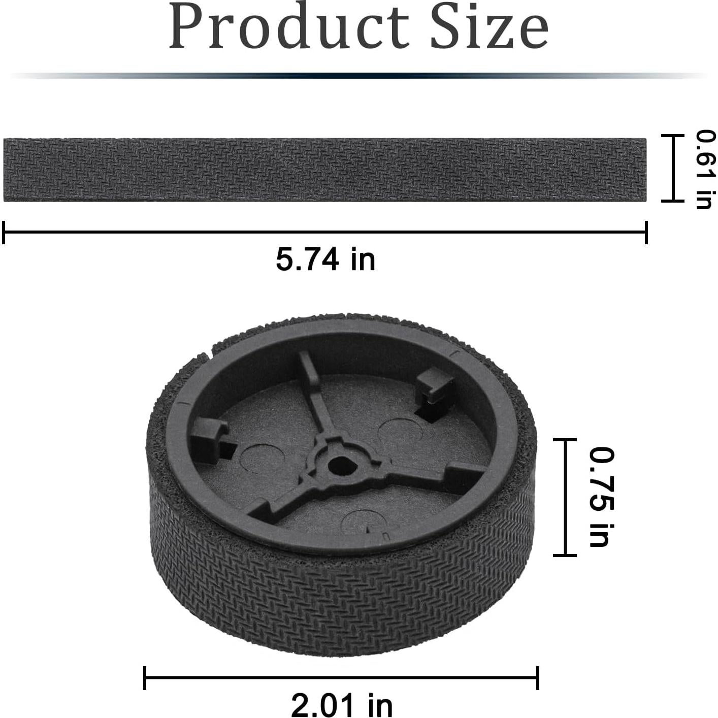 Kit de Ruedas de Reemplazo iRobot Braava ilovelife - 2 Ruedas Giratorias y 2 Neumáticos