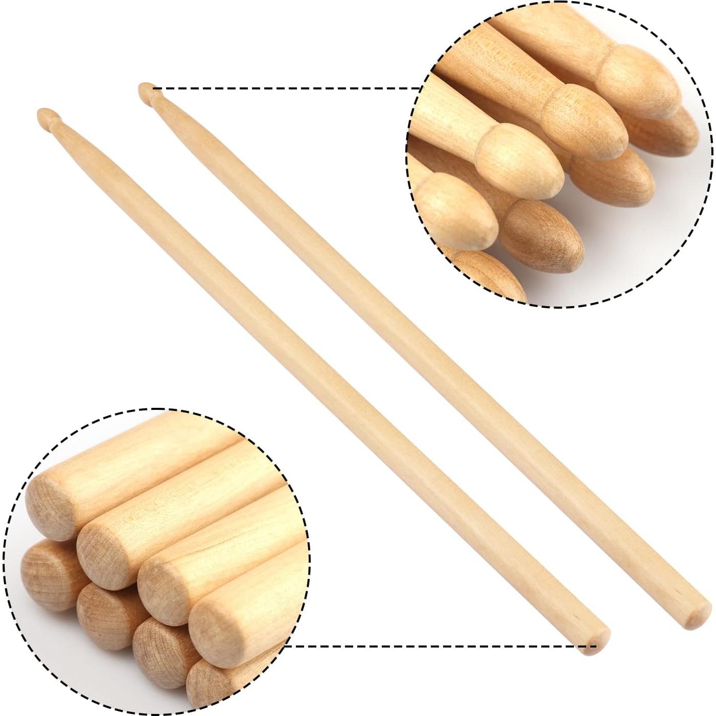 Baquetas GNIEMCKIN 5A de Madera de Arce - 24 Pares