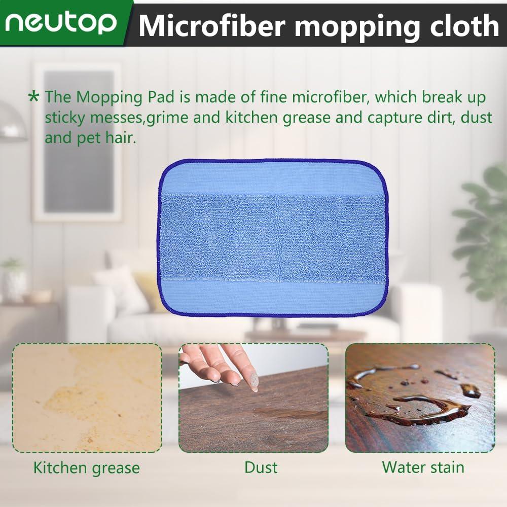 Paños de Microfibra Lavables Neutop para Mopa iRobot Braava