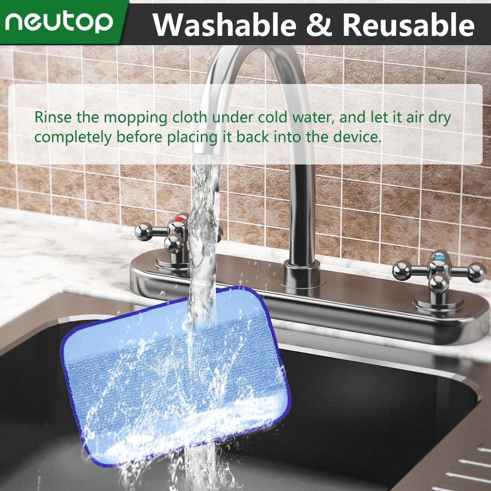 Paños de Microfibra Lavables Neutop para Mopa iRobot Braava