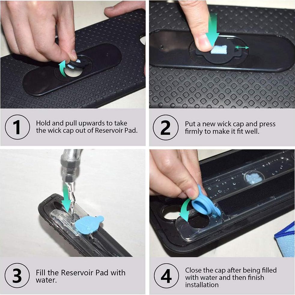 Paños de Microfibra Lavables Neutop para Mopa iRobot Braava