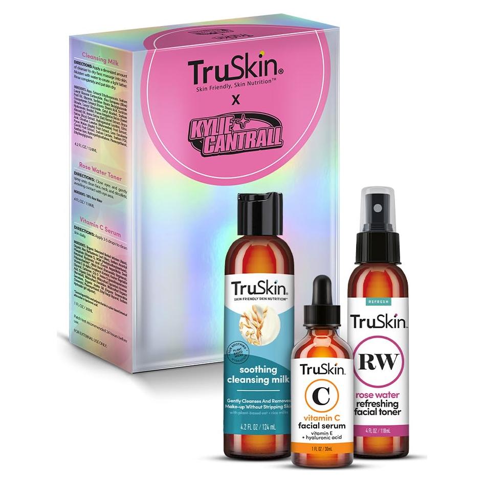 Set de Cuidado de Piel TruSkin Kylie - Suero, Limpiador y Tónico