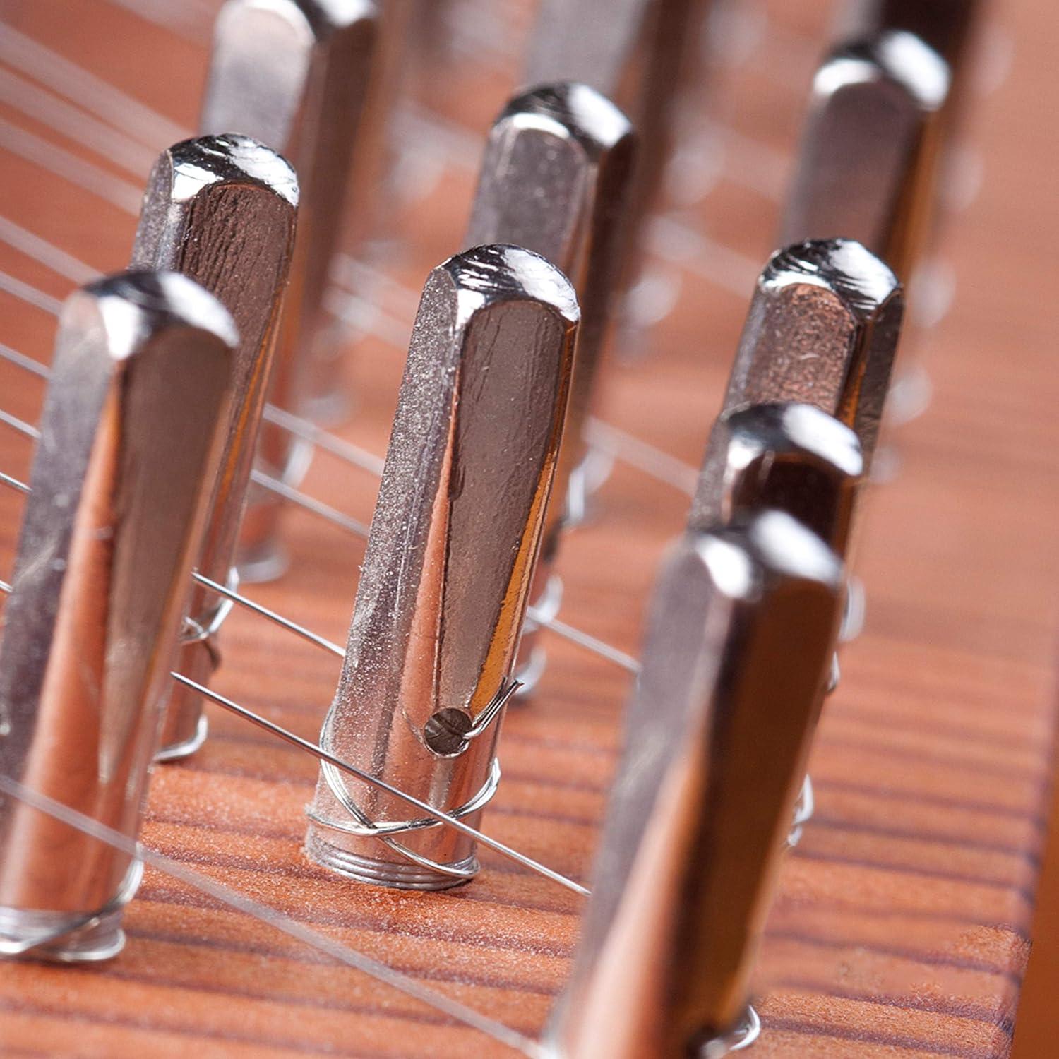 Kit de Afinación 16 Clavijas + Martillo Cuello de Ganso