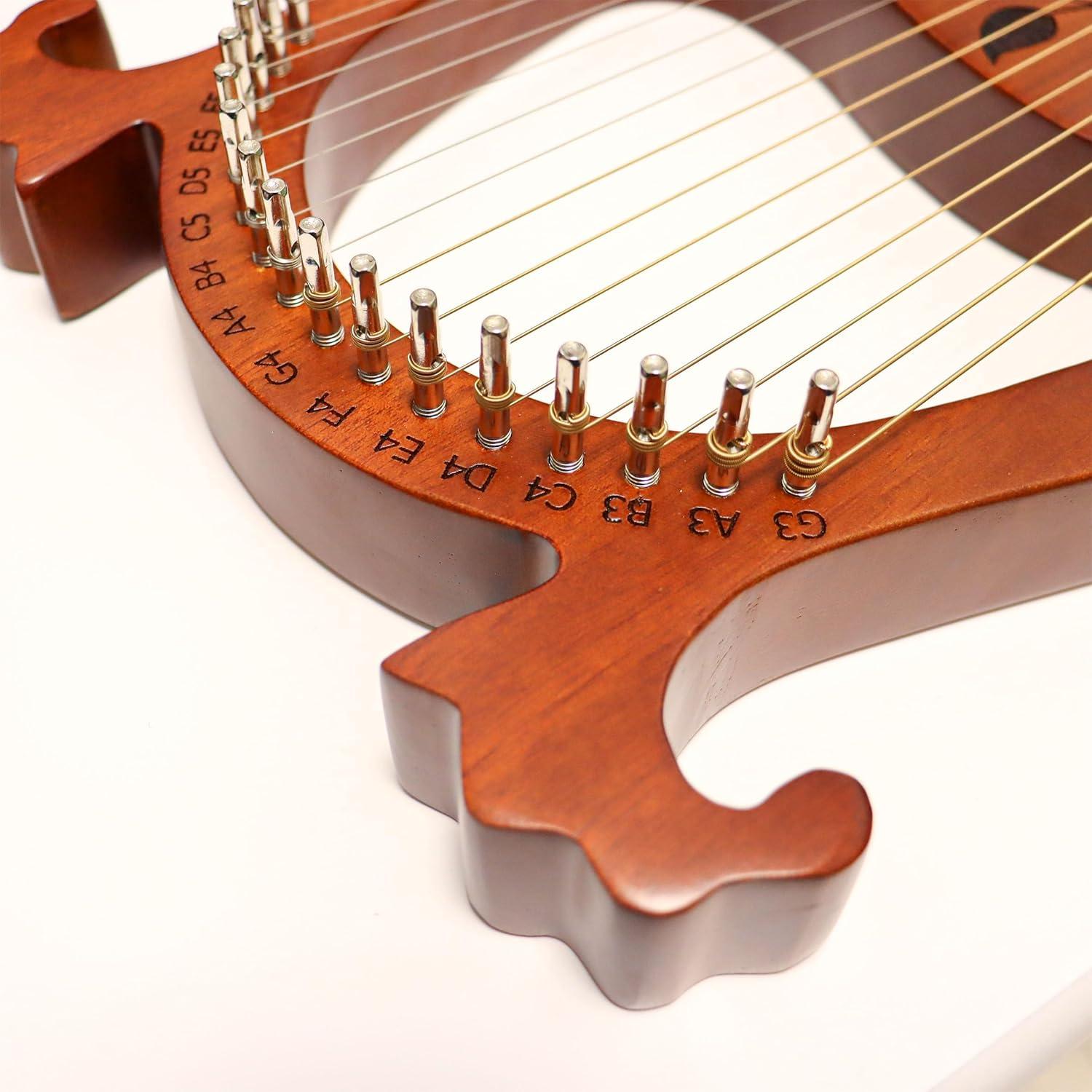 Kit de Afinación 16 Clavijas + Martillo Cuello de Ganso