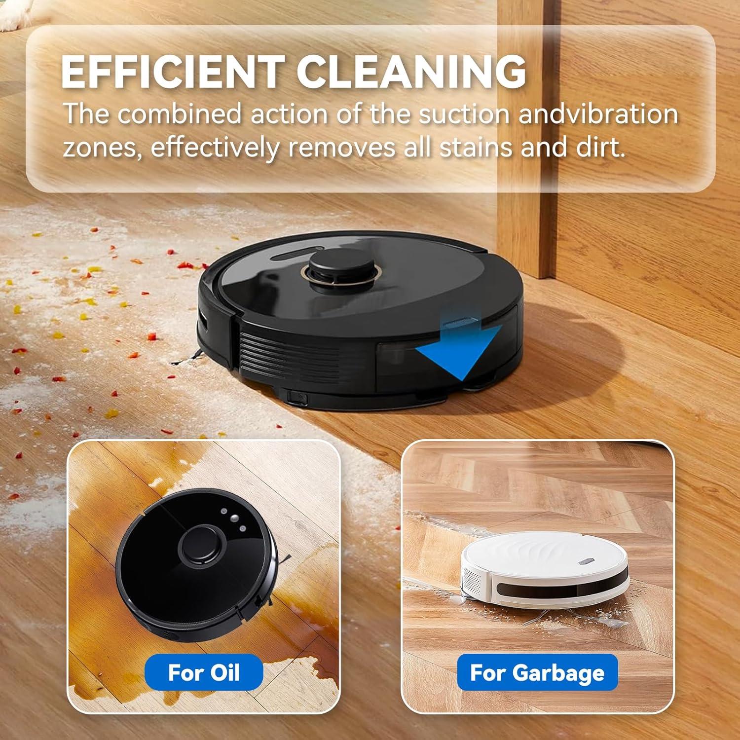 Paños de Microfibra para Aspiradora Roborock S8 Pro Ultra - 8 Pzs