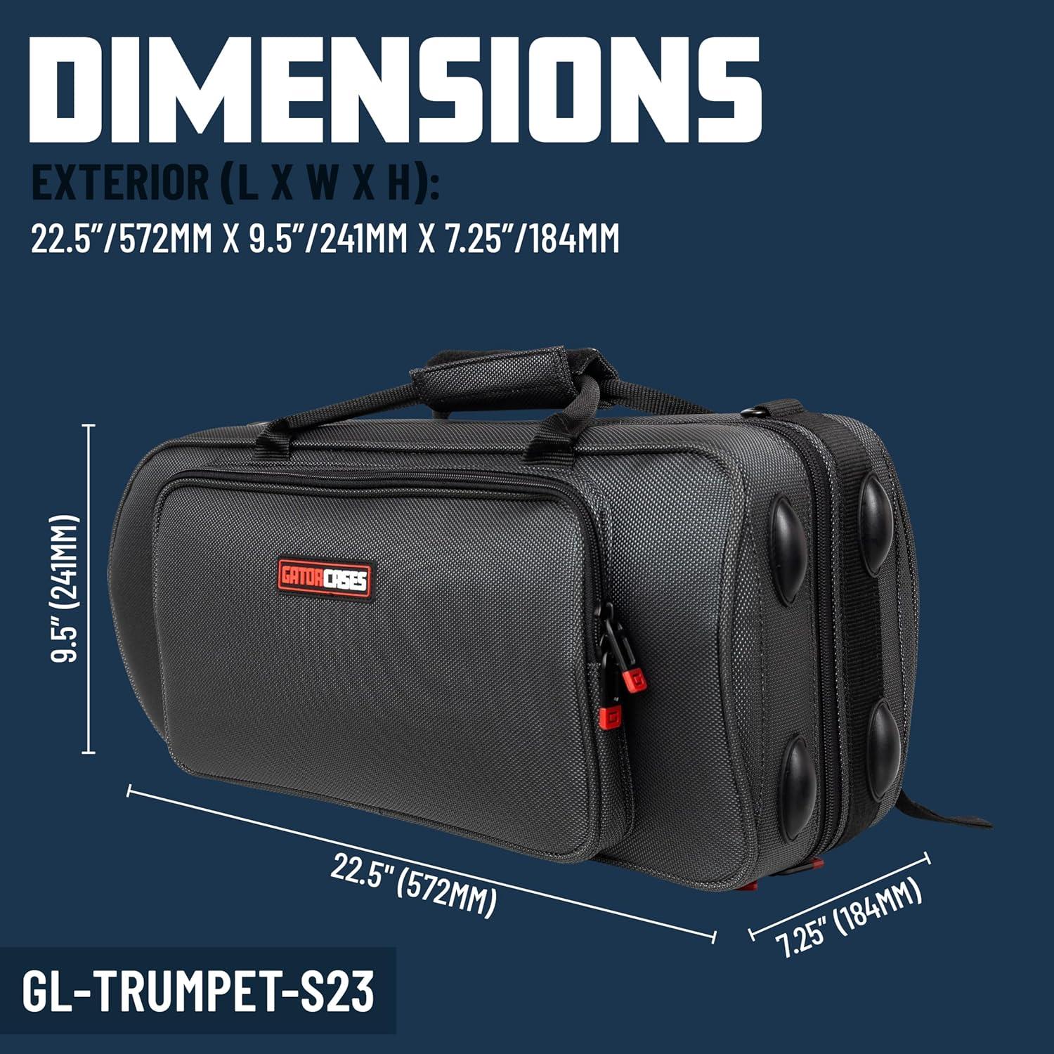 Funda Moldeada Gator Adagio para Trompeta Negra