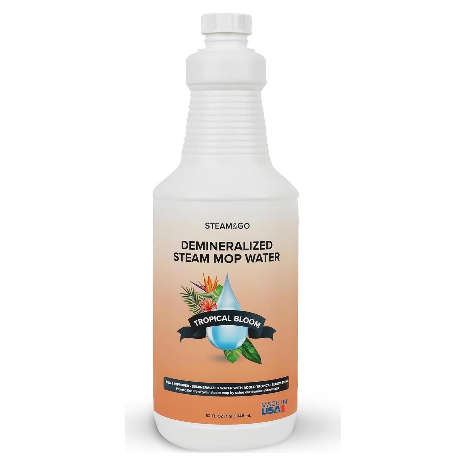 Agua Desmineralizada Steam & Go 946 ml - Aroma Flor Tropical