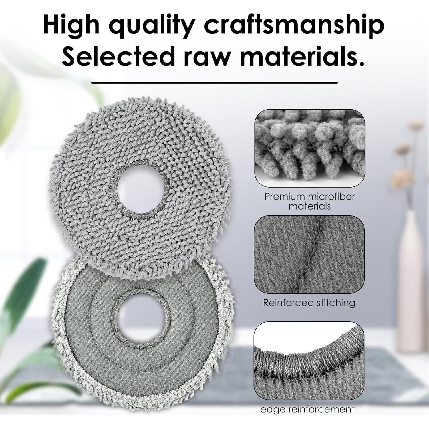 Paquete de 10 Almohadillas de Mopa para Roborock Q Revo