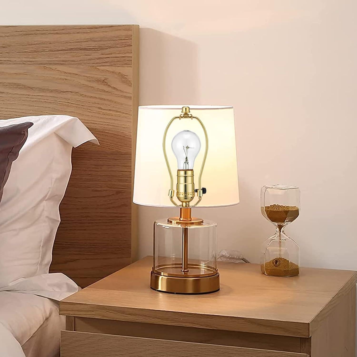 Arpa de lámpara Qc 15 cm 2 juegos con remate y montura