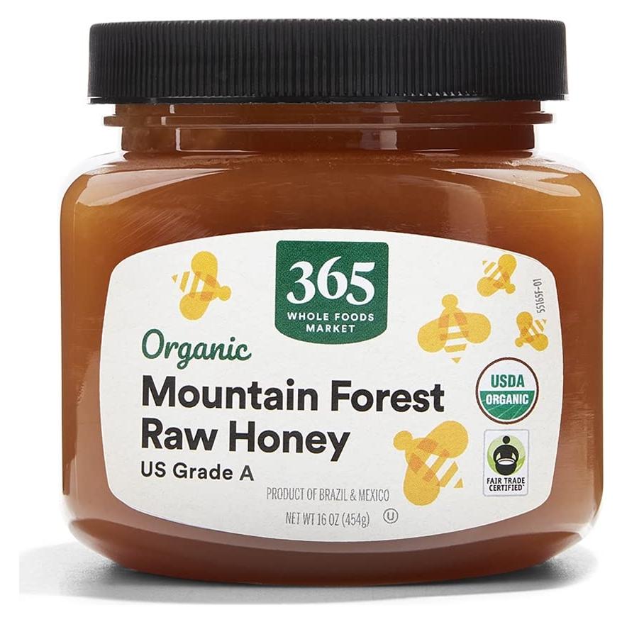 Miel Cruda Orgánica 365 Whole Foods 453.6g Sostenible