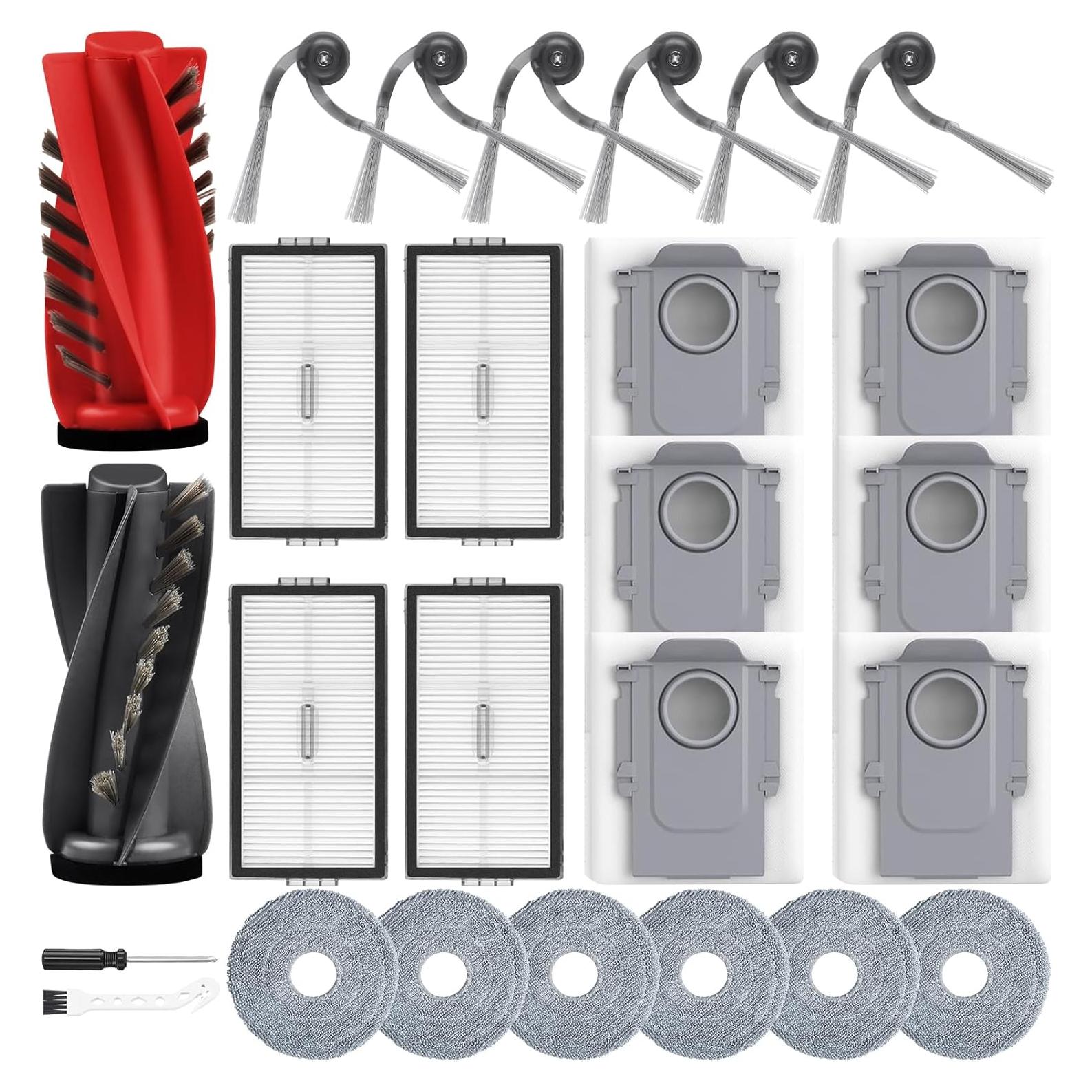 Kit de Accesorios 26 Piezas BTRSOLUS para Roborock Saros 10R