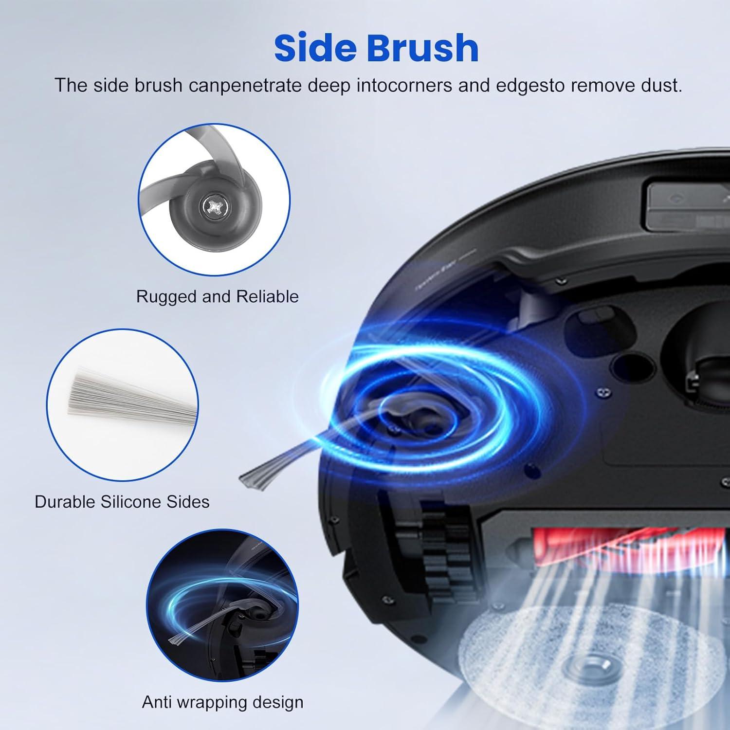 Kit de Accesorios 26 Piezas BTRSOLUS para Roborock Saros 10R