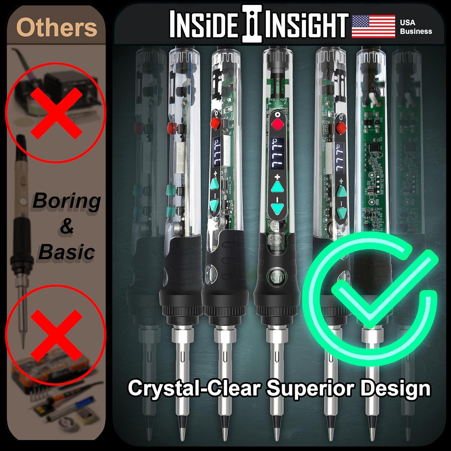 Kit de Soldador y Quemador de Madera Inside Insight 200-500°C