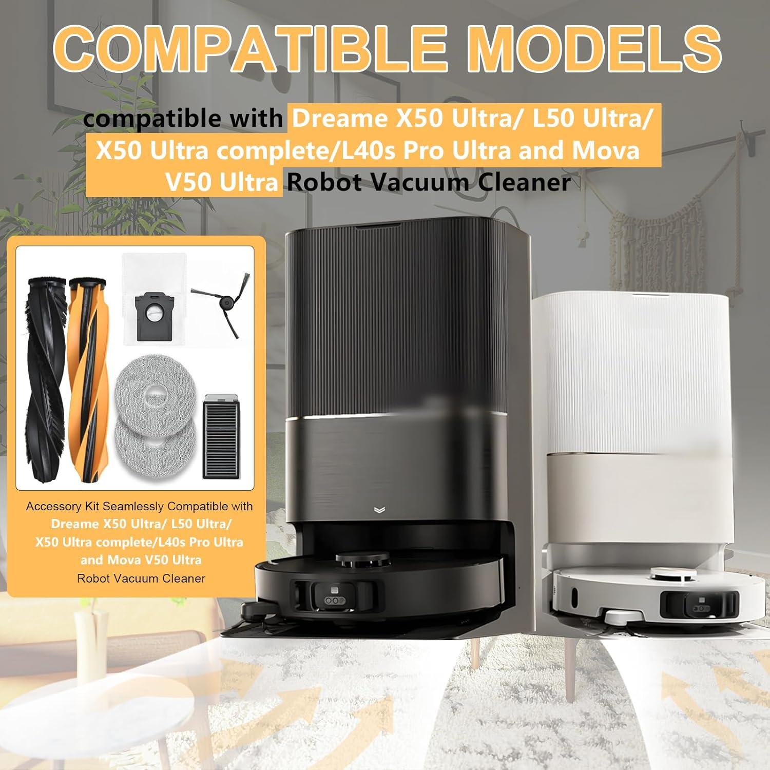 Kit de Accesorios para Aspiradora Robot Dreame X50/L50/L40s/Mova V50