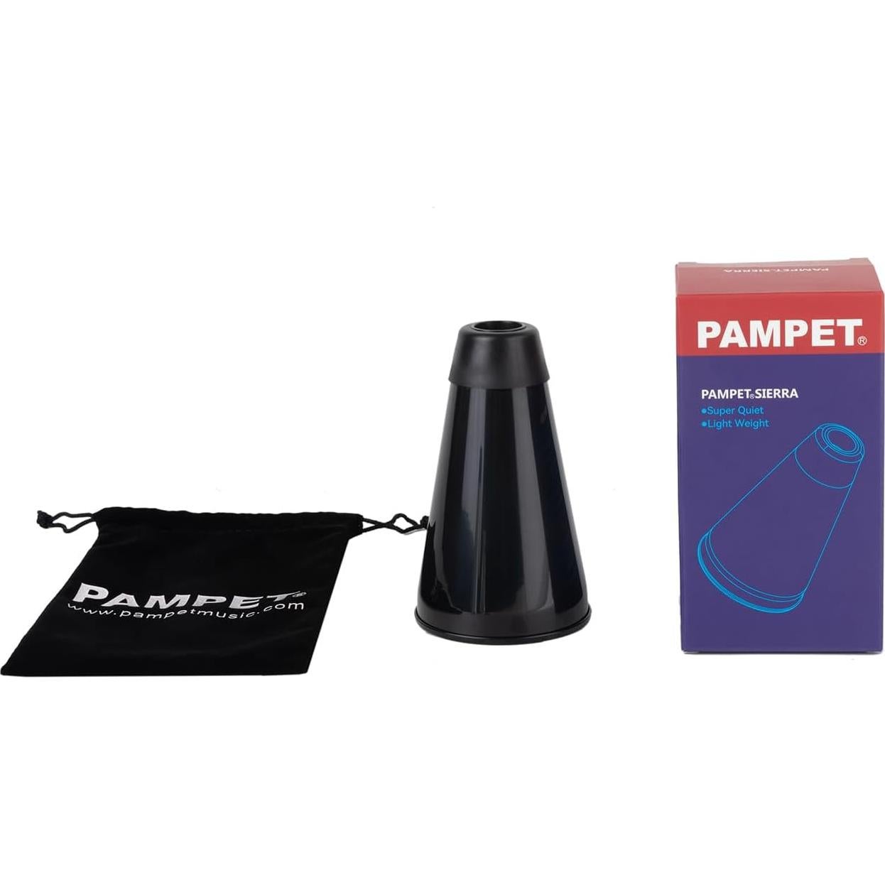 Silenciador de Trompeta SIERRA PAMPET Práctica Ligero Negro