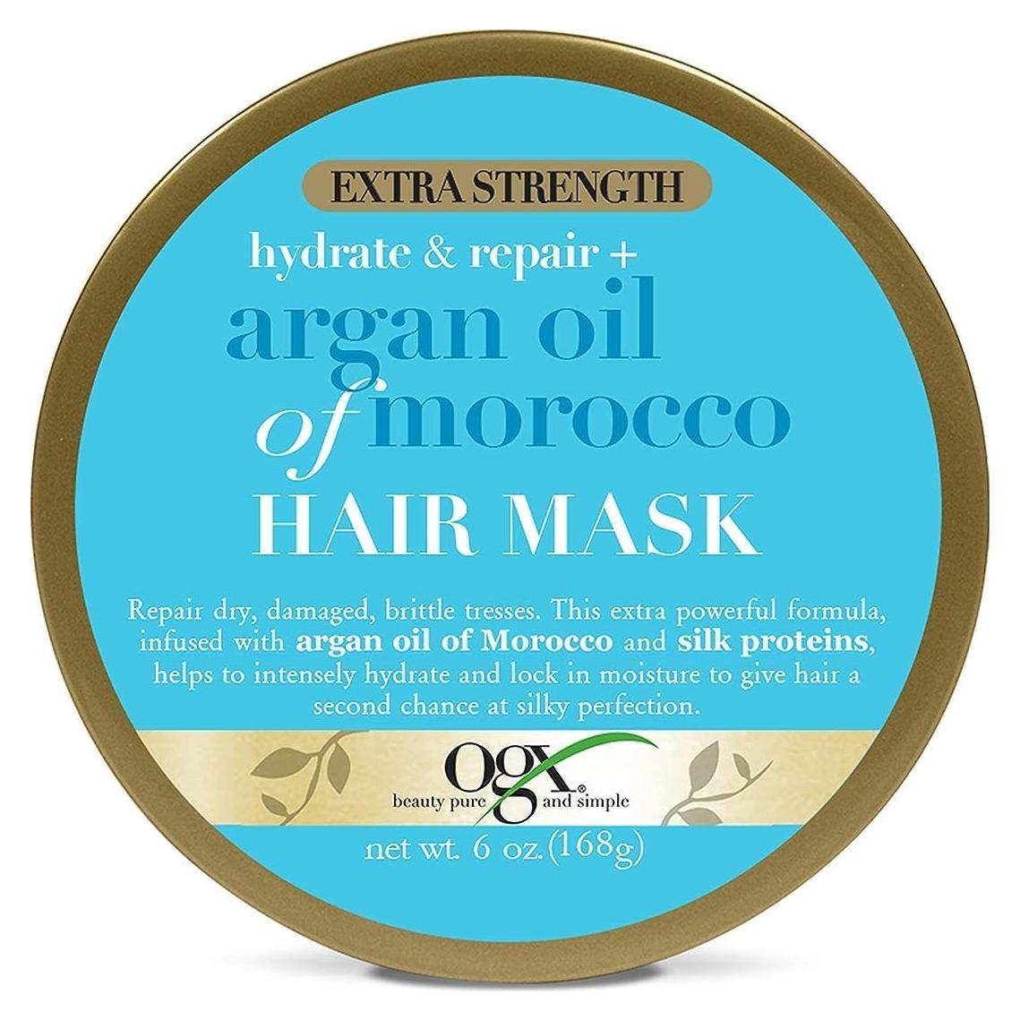 Mascarilla Capilar OGX Hidratación Extra Fuerte 170g Aceite Argán