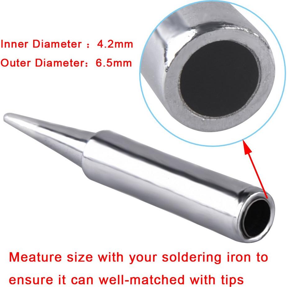 AUSTOR Kit 11 Puntas Soldador 900M-T + Paño Limpieza