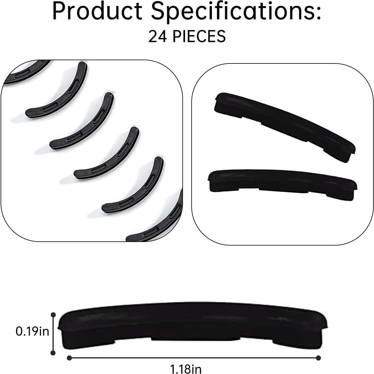 Recargas de Rizadores de Pestañas Tweezerman 24PCS Silicona