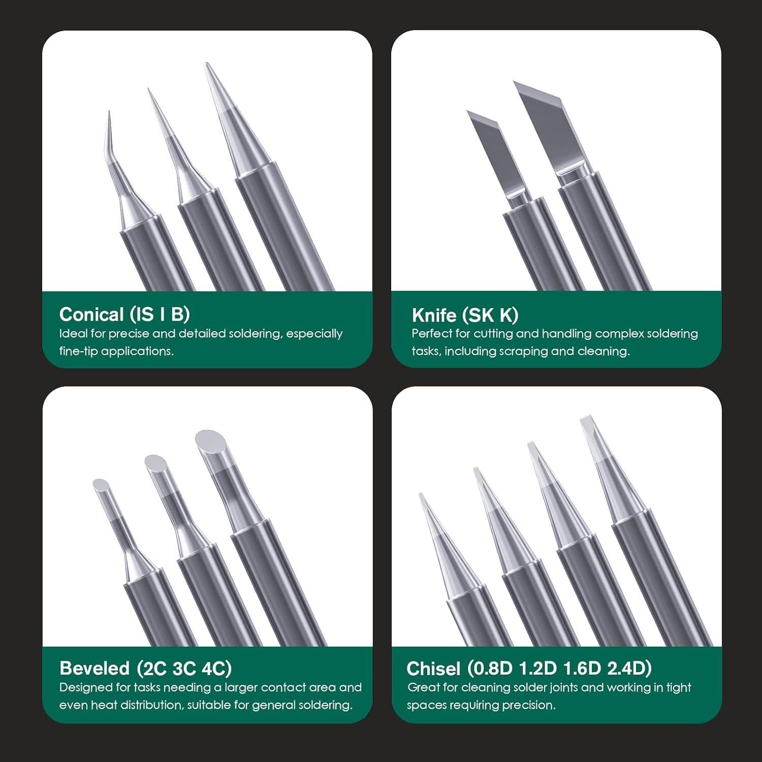 Puntas de Soldadura 900M Hanglife - 12 Piezas de Reemplazo