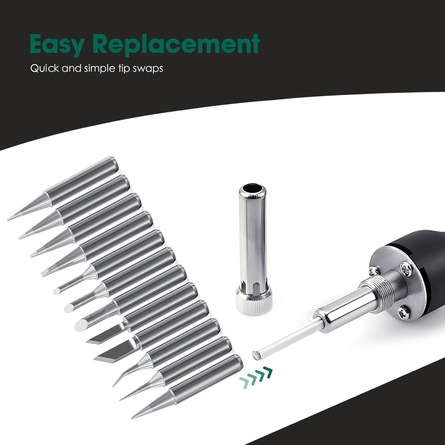 Puntas de Soldadura 900M Hanglife - 12 Piezas de Reemplazo