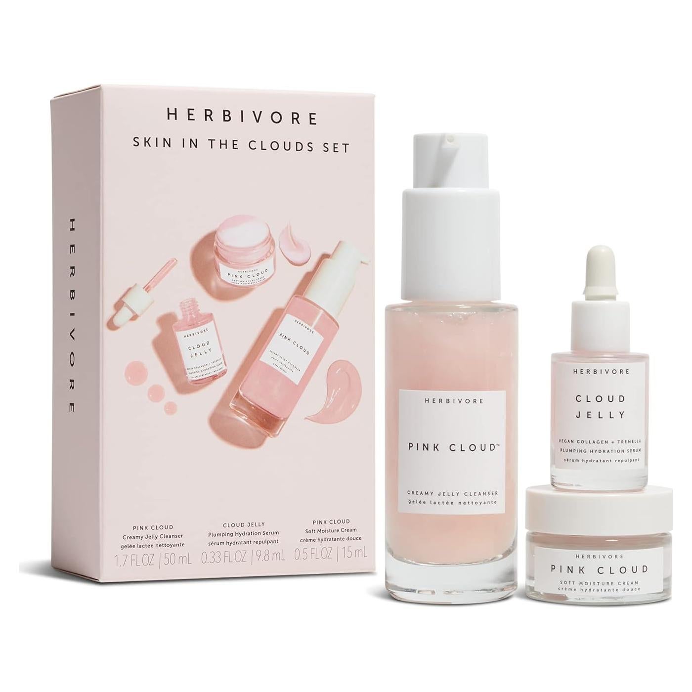 Set de Hidratación Voluminizadora Herbivore 3 Pasos 14.19cm