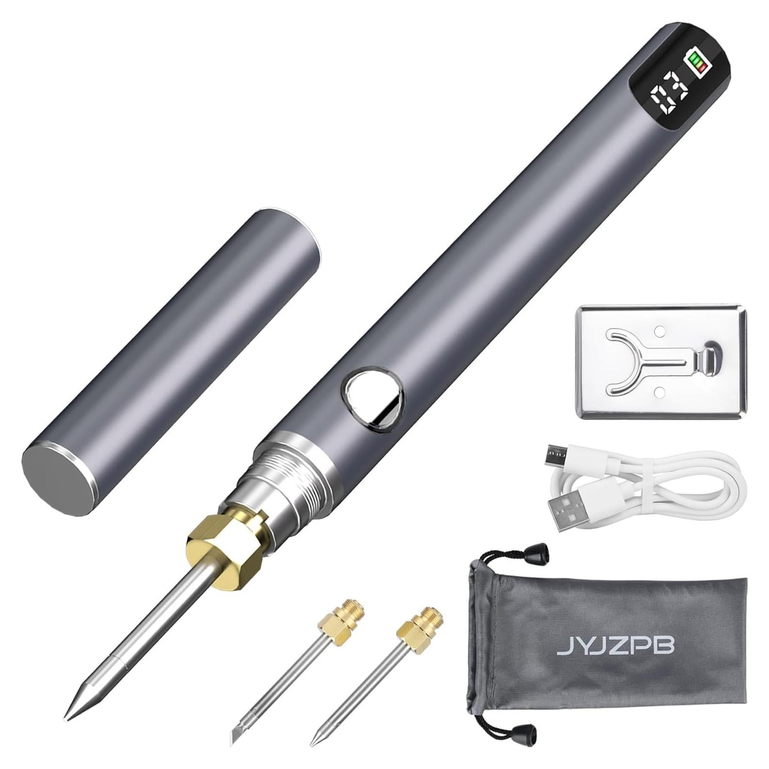 Soldador Portátil Recargable JYJZPB con Pantalla LED 108g