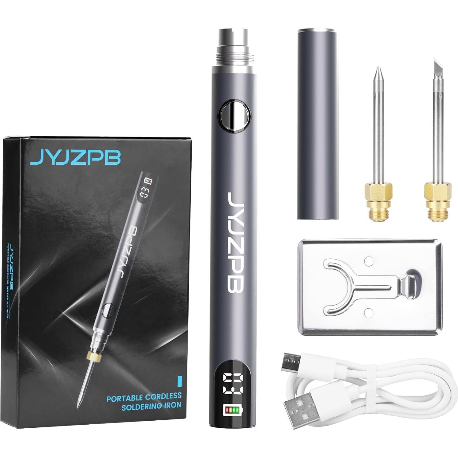 Soldador Portátil Recargable JYJZPB con Pantalla LED 108g