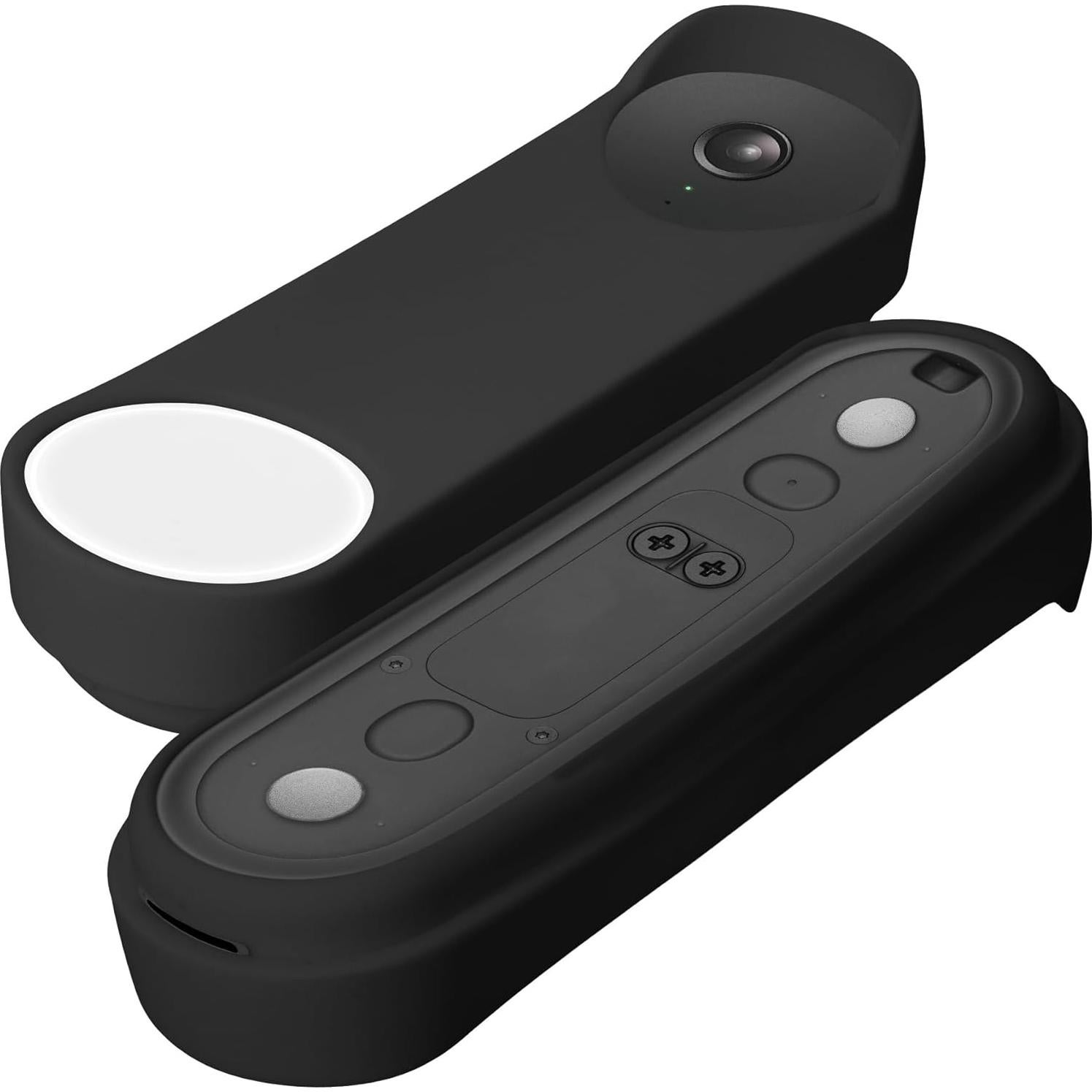 Funda de Silicona kwmobile para Google Nest Doorbell Negra