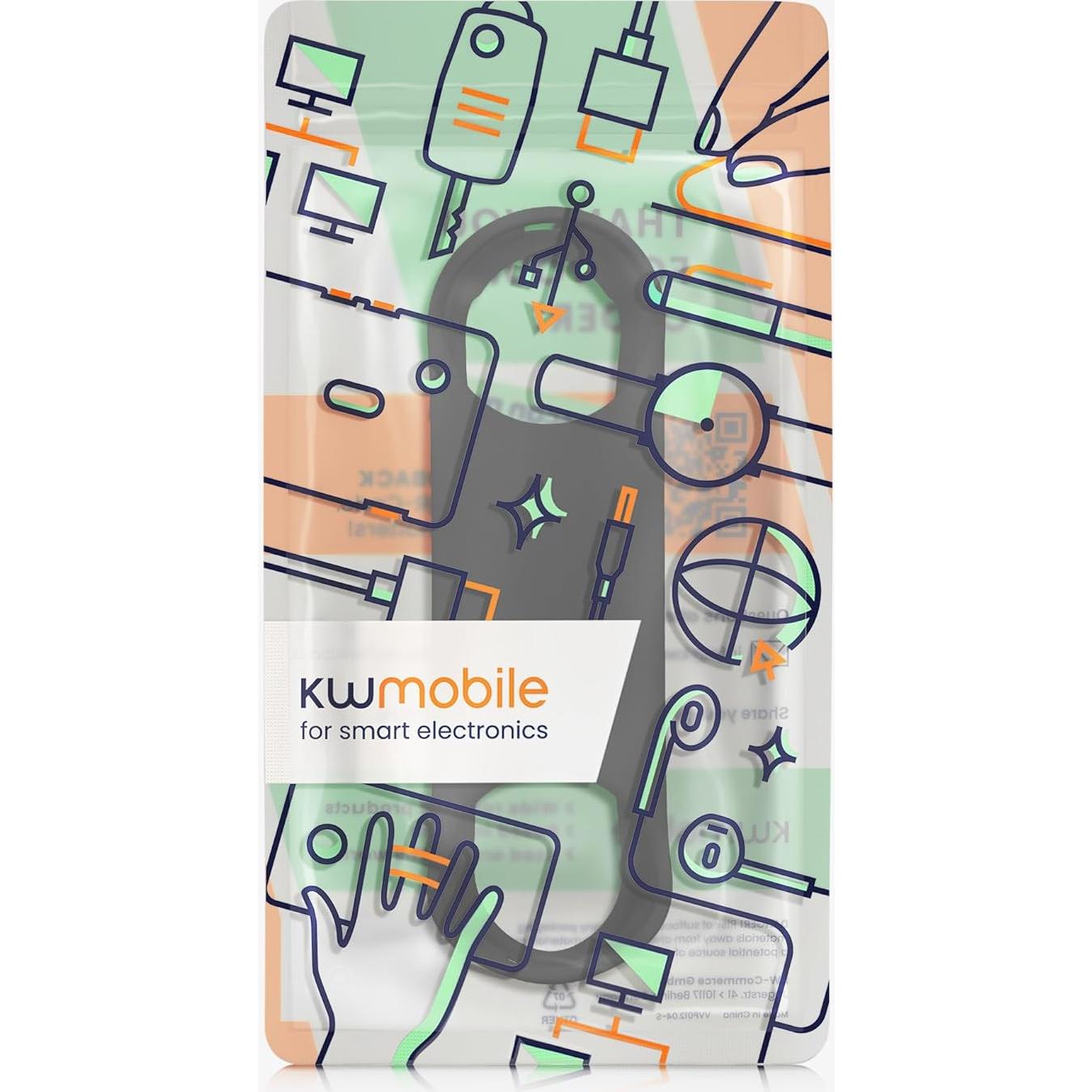 Funda de Silicona kwmobile para Google Nest Doorbell Negra