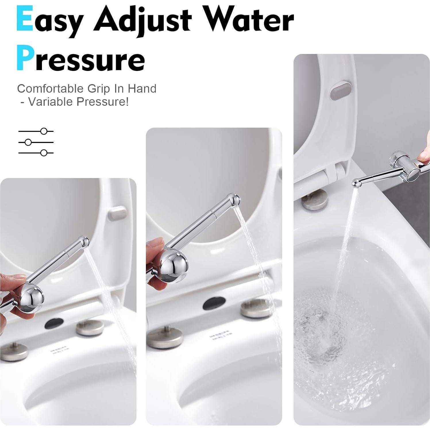 Pulverizador de Bidet de Mano CREA US-111006CP Cromo 120cm