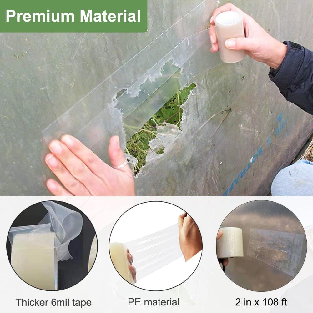 Cinta de Reparación Invernadero Inslat 5.08 cm x 32.92 m 6 mil