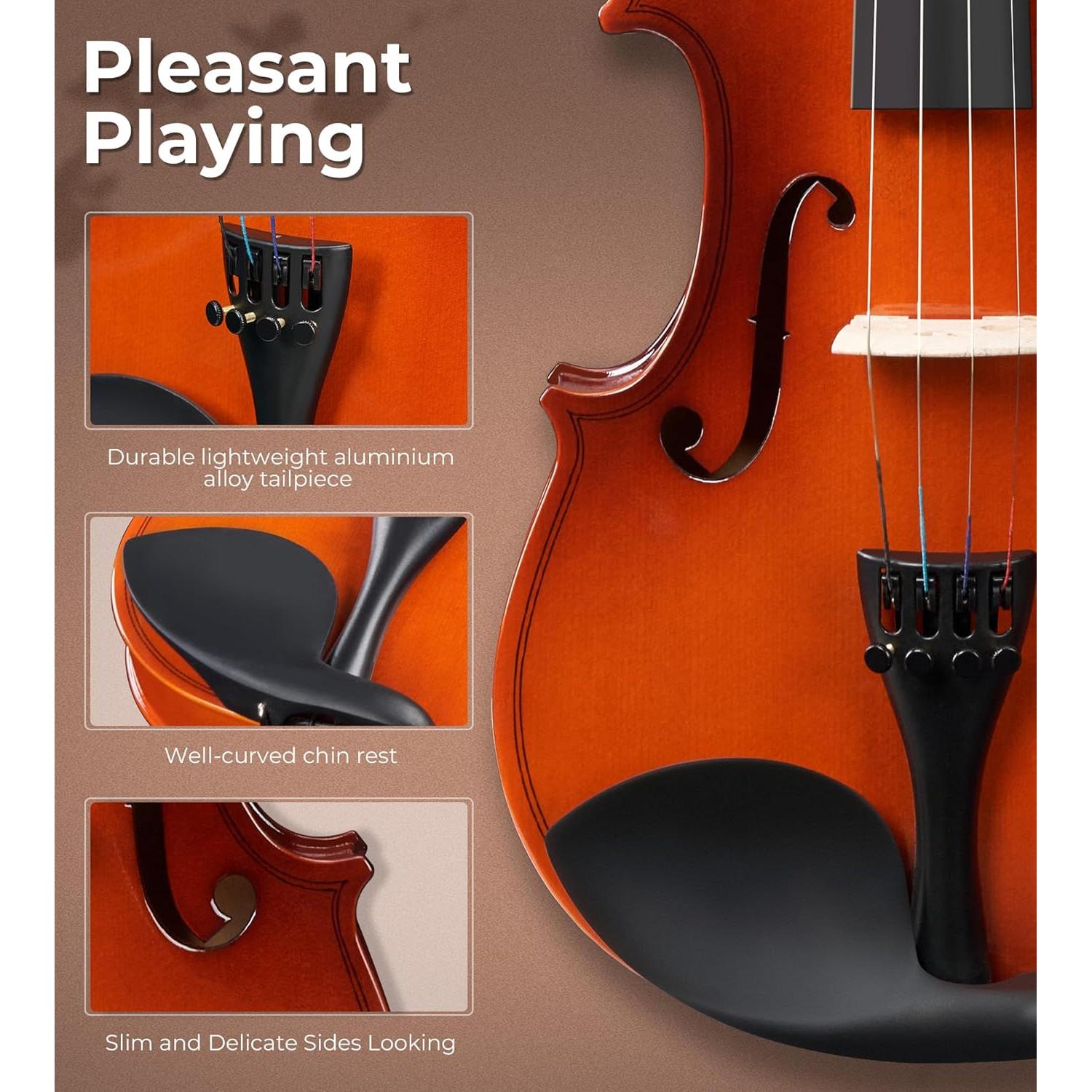 Vangoa Violín 1/4 para Niños con Estuche y Accesorios