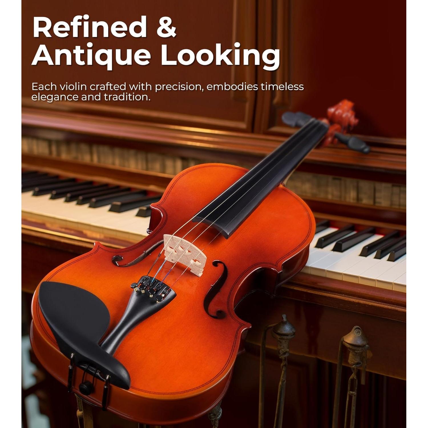 Vangoa Violín 1/4 para Niños con Estuche y Accesorios