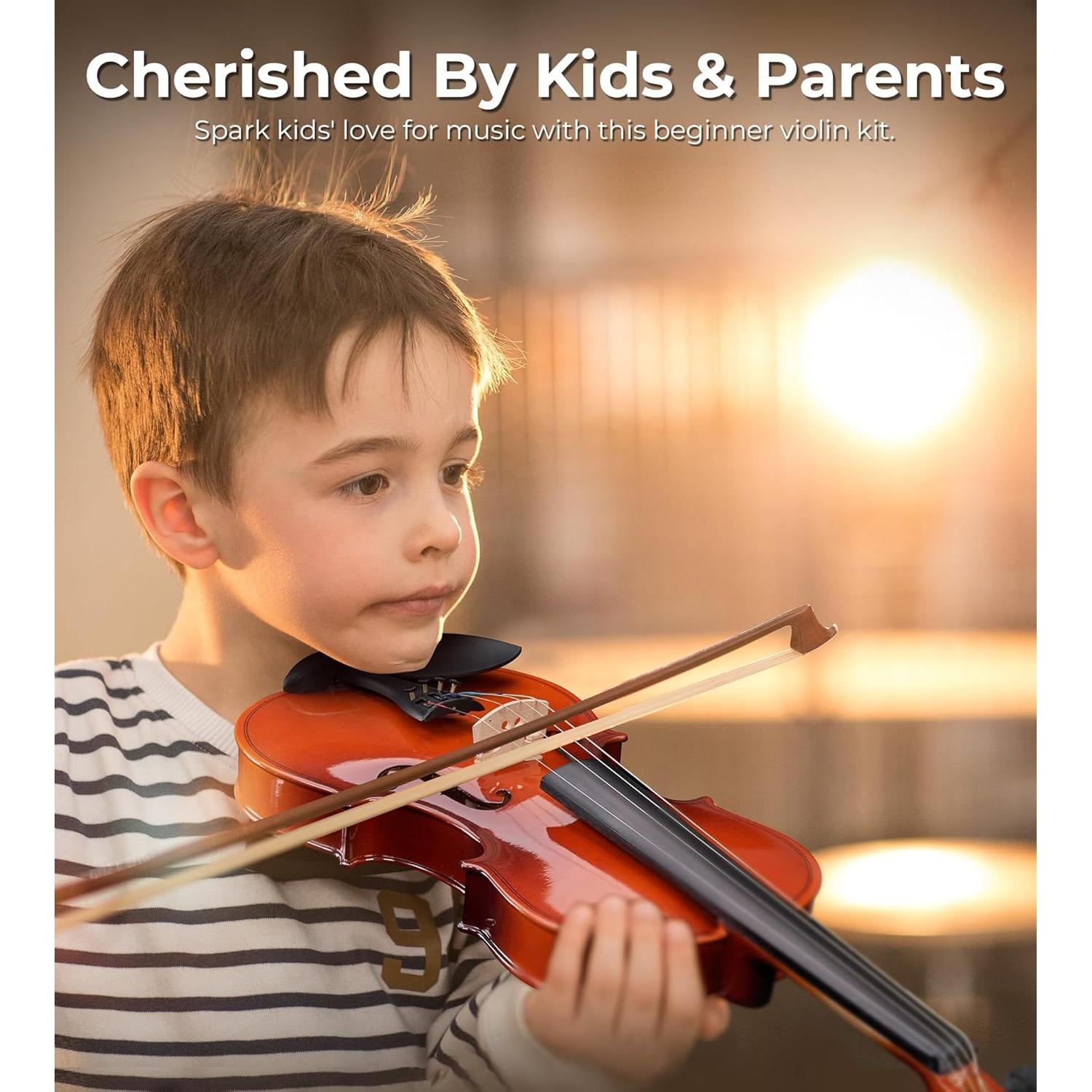 Vangoa Violín 1/4 para Niños con Estuche y Accesorios