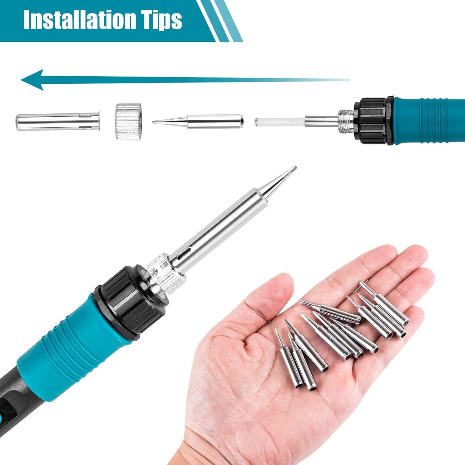 10 Puntas de Soldador 900M-T Siziviki Premium Sin Plomo