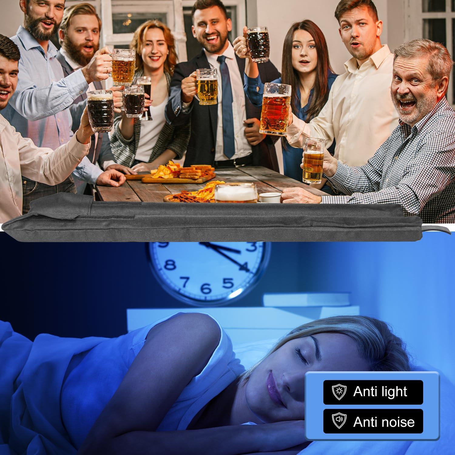 Tope de Corriente de Aire TONINT 91.44 cm Negro Silicona