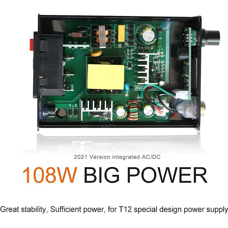 Estación de soldadura QUECOO T12-956 75W OLED portátil