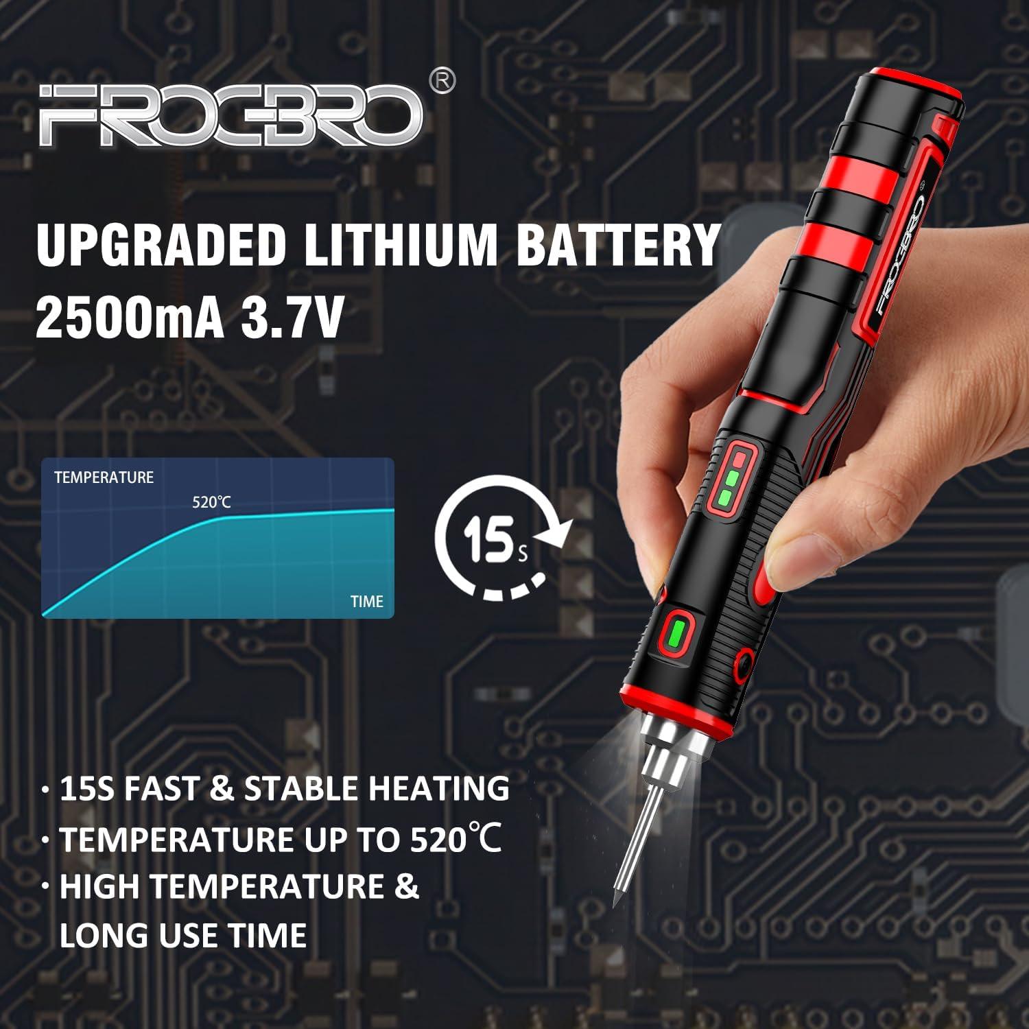 Soldador Inalámbrico FROGBRO LD006A 11W 2500mAh USB