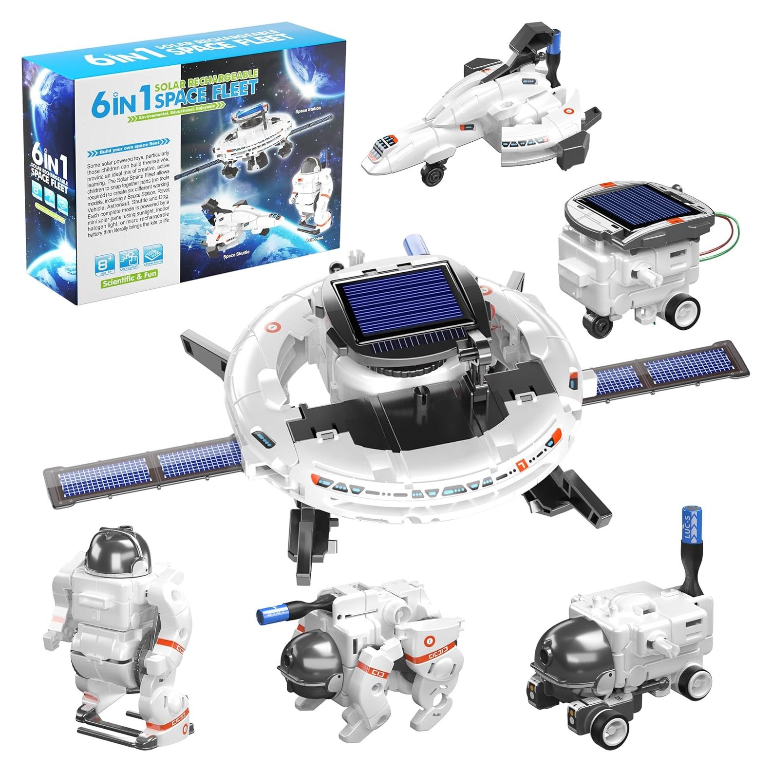 Kit Robot Solar 6 en 1 SNAEN para Niños 8 a 12 Años