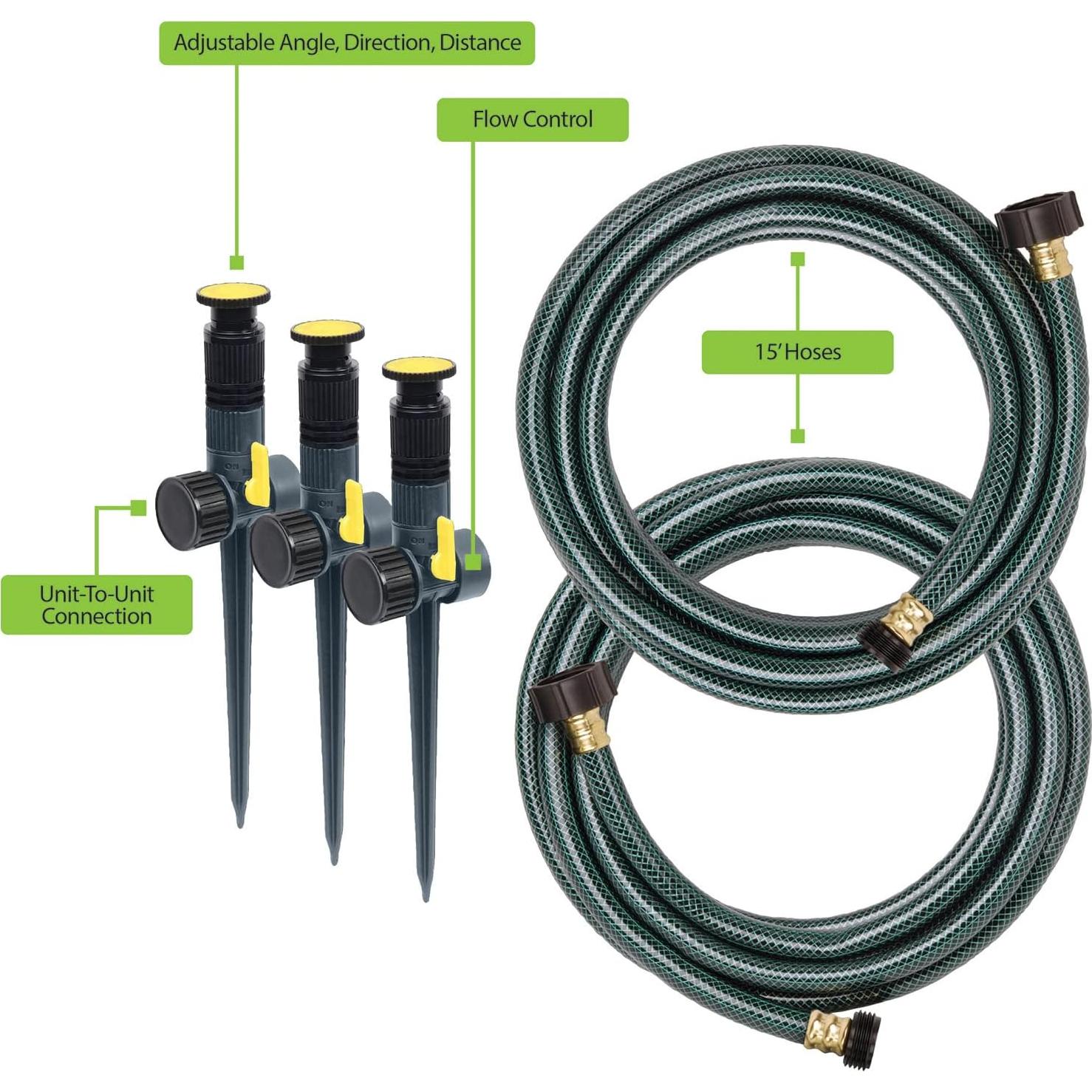 Conjunto de Aspersores Melnor 65191AMZ Ajustables 1,70 kg