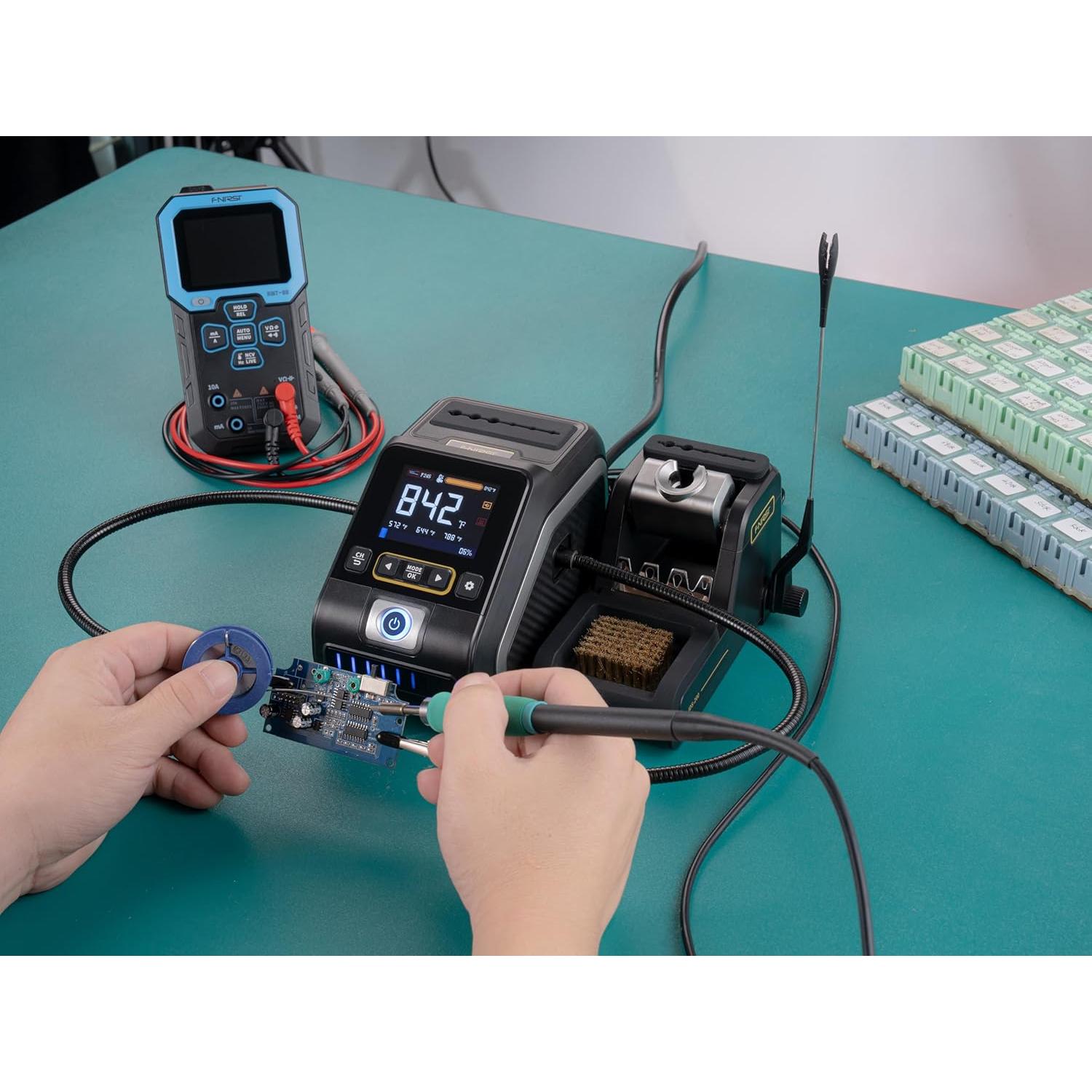 Estación de Soldadura FNIRSI DWS-200 200W Pantalla Color